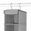 Whitmor Hanging Shoe Shelves - 8 Section - Closet Organizer - Grey