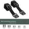 WALI Anti-Tip Heavy Duty Straps Safety Protection Fit Most Flat Screen TVs and Furniture (TAS001), Metal, Black, 2 Pack