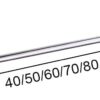 XHALERY Bathroom Bath Towel Bar, Single Towel Rack for Bathroom, Towel Holder Wall Mount Tower Hanger/80Cm