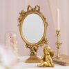 QUANJJ European Retro Desktop Makeup Decorative Table Ornaments Bathroom Vanity Framed