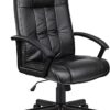 Centro Executive Office Chair, Ergonomic Computer Desk Chair Adjustable Height Desk Chairs Heavy Duty 360° Swivel Comfy Gaming Chair, PU Leath