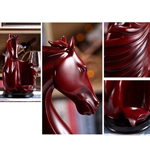 CZDYUF Resin Wine Bottle Stand, Creative Wine Rack Single Bottle Tabletop Holder for Home Decor Crafts Ornaments