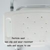 WANGZI Bathroom Folding Stool Pregnant Women And The Elderly Bath Stool Home Non-Slip Shower Room Toilet Bath Bench,White
