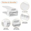 YIHATA Shoe Slots Organizer, Adjustable Shoe Stacker Storage Space Saver, Double Deck Shoe Rack Holder for Closet Organization, Thickening Qualit