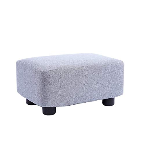 LUKEO Solid Wood Stool Removable Chair Fashion Sofa Stool Fabric Bench Adult Round Stool Shoe Bench (Color : 3-pack)