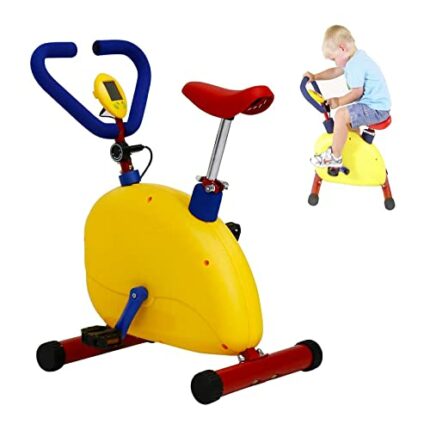 Fun And Fitness Exercise Equipment For Kids, Toddler Exercise Bikes Machine Indoor Cardio Training For Childrens, Suitable For 3 To 8 Years Old K