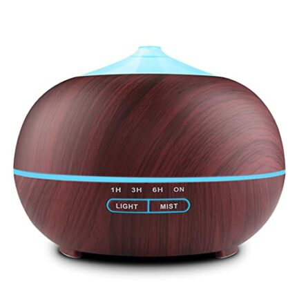 Essential Oil Diffuser Aromatherapy Humidifier: Aroma Cool Mist Diffusers for Room Home - 400ml Ultrasonic Scented Air Humidifier - Fragrance Vap