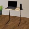 OAK N' OAK TABLE BUDDY smart® MARBLE | Adjustable Multi Position Portable Folding Table Mate with Cup Holder for Bed Trey, Work, Watch TV, Dining