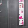 Croydex Arun Tall Pivoting Mirror Cabinet, Silver, 1200 mm