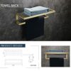 HIGOH Towel Racks, Bathroom Towel Rack Wall Mounted Towel Holder, Brushed Bathroom Accessories Hardware,Towel Holder,Towel Bar,Towel Rack