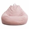 Deeabo Large Bean Bag Chair Cover, Lazy Lounger Bean Bag Storage Chair Cover Sofa Solid Color Simple Design Indoor Lazy Lounger Cover for Adults
