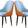 dining chair Kitchen Dining Room Furniture Chairs Kitchen Dining Chairs Set Of 2 Modern PU Leather High Back Padded Soft Seat Living Room Chairs