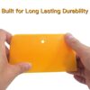 6Pcs Filler Applicator Kit, Reusable Scraper Set, Body Filler Spreaders Automotive Body Fillers, Plastic Scraper Spreader for Applying Fillers, G