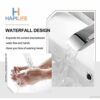 [Basin Tap] Hapilife Stunning Waterfall Bathroom Sink Monoblock Mixer Faucet Chrome