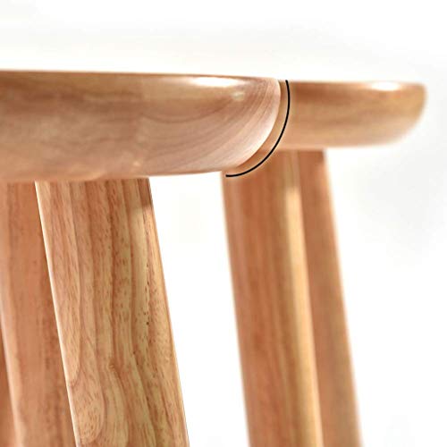 LUKEO Dining stool-stools Fashion Creative Round Stool Home Stool Dressing Table Stool Solid Wood Table Stool