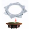 Alvinlite 6 Inch Square Metal Rotating Swivels Plate TV Desk Lazys Susan Turntable Bearing