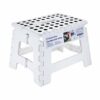 Folding Step Stool - 9 inch Height Foldable Stool For Kids & Adults, Kitchen Garden Bathroom Collapsible Stepping Stool (Black)
