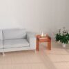 Cutora Orange Acrylic End Table, 2 Tiers Bedside Table 15.7" L x 11.8" W x 17.7" H Side Table Nightstand for Bedroom Coffee Table for Living Room
