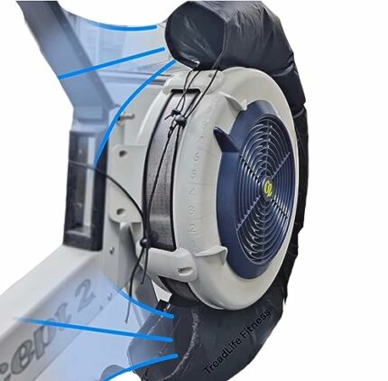TreadLife Fitness Rower Fan Bag (Airflow Guide Cooling Cover) Replacement for Concept 2 Rowing Machine Models: C, D, & E