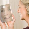 1 PCS Fog Free Shower Mirror Large Size with Suction Hood and 2 PCS Adhesive Hook Fogless Shaving