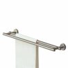 Tiger Boston Double Towel Rail, Stainless Steel Brushed, Metal, 58.1 x 5 x 13 cm
