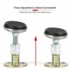 Adjustable Threaded Bed Frame Anti-Shake Protectors Tool For Bed, Bedside Headboard Stoppers Anti Shake Telescopic Support Stabilizer 4 Pcs (XL A