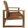 WODMB 4 Piece Outdoor Lounge Set Solid Acacia Wood Outdoor Furniture Garden Set Acacia wood with an oil finish (Color : A, Size : One size)