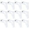 Clear Tablecloth Clip, 12 Packs Table Cloth Cover Clamps, Plastic Tablecloth Clamp Holders, Triangle Picnic Table Cloth Holder for Picnics, Parti