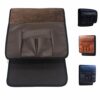 Jiakalamo 5 Pockets Sofa Side Couch Remote Control Holder- Chair Armrest Caddy Organizer PU Leather for Space Saving Organizer(Dark Brown)