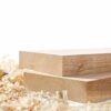 SDFGH Simple Bedside Table, All Solid Wood Double Drawer Design, Mini White Bedside Table