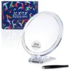 Magnifying Mirror 20x / 1x Two Sided, Double Sided Magnifying Mirror with Stand, Magnified Hand Mirror for Makeup, Blackhead/Comedone Removal (6i