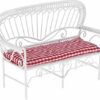 XMING Mini Furniture Model Living Room Scene Wrought Iron Double Sofa Lattice