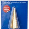 BlueSpot Tools 32050 Step Drill (4-22 mm), Bronze