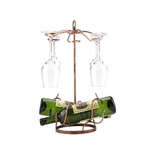 KXDCZ Iron wine rack- Metal Wine Rack for Tabletop or Countertop, Free Standing, Metal