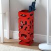 Versa Umbrella Stand Design, Metal, red, 52 x 19 x 19 cm