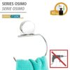 Static-Loc® Plus Towel Ring Osimo Towel Rail, No Drilling Required
