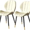 dining chair Kitchen Dining Room Furniture Chairs Living Room Chairs Set Of 2 Dining Chairs With Upholstered Seat and Cushioned Backrest Leisure
