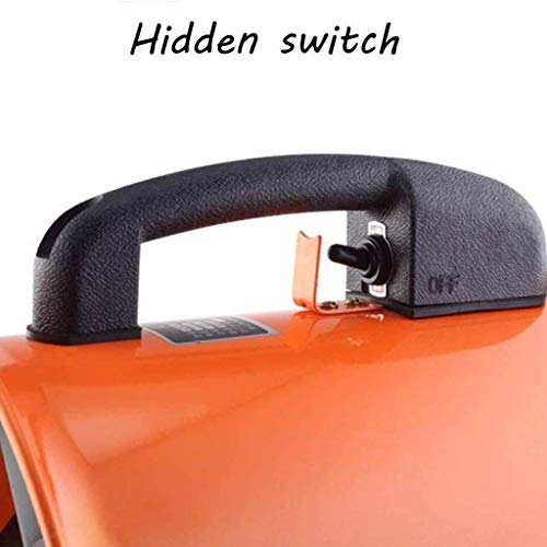 RJSODWL Portable Flow Fan,Sealed Motor Industrial Axial Air Mover, Blower, Dust Removal Fan Industry 12 In