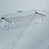 HIGOH Towel Rack All-Copper Towel Rack, Solid Toilet Rack, Bath Towel Holder, Wall Drilling Installation Bathroom Hardware