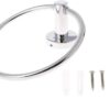 RAKUTE Towel Rack Stainless Steel Towel Shelf Bath Towel Ring Storage Holder Wall Mounted, for Kitchen, Bathroom, Toilet Bathroom Ring