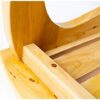 taimowei Heavy Duty Bath Stool Wooden, Shower Stools Solid Foot Stool Bench Antiskid Stable for Bathroom Max 150 Kg 25 * 13 * 6Inch,Household Goo