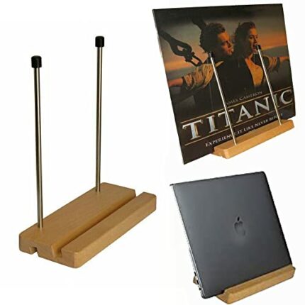 Non-Slip Vinyl Record Storage Holder,Album Display Stand Record Organizer, Phone holder, tablet holder - Display Your Singles and LPs in This Mod
