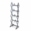 Atlantic 64835195 Mitsu 5 Tier Media Rack 130 CD Multimedia Black