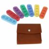 Pilipane Weekly Colored Medicine Storage Box,28 Grids Tablets Container, BPa Free Medicine Organizer with Storage Bag, Portable Tablets Storage B