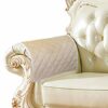 Zuodo Nonslip Sofa Armrest Covers Couch Arm Covers for Leather Couch Quilted Furniture Protector for Dogs Kids Pets Sold by 2 Pieces Together (Co