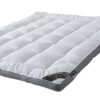 YZ HOMTEX Mattress Topper Mattress Pad Protector - Quality Plush Luxury Down Alternative Pillow Top - 3inch Extra Thick Mattress Cover (Short Que