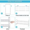 SLEEPING LAMB 2 Tier Metal Long Shoe Rack for Closet, Wide Stackable Shoe Storage Organizer Low Shoe Shelf for Entryway, Bedroom, Wire Grid, Grey