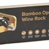 RTA 4 Bottle Bamboo Open Modular Wine Rack