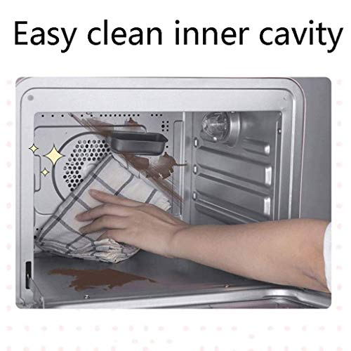 KKYKP 20L Toaster Oven, Multi-function Stainless Steel Finish with Timer - Toast - Bake - Broil Settings, Natural Convection - 1300 Watts of Powe