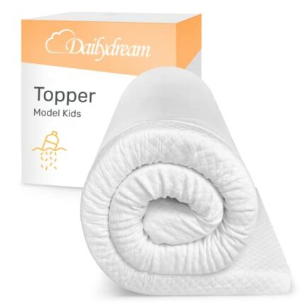 Dailydream Viscoelastic Model Kids M Mattress Topper with Memory Foam Effect Clean Ocean Edition 140 x 70 x 5 cm